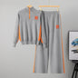 Women's Half Zipper Fashion Casual Exercise Autumn Long-sleeved Suits