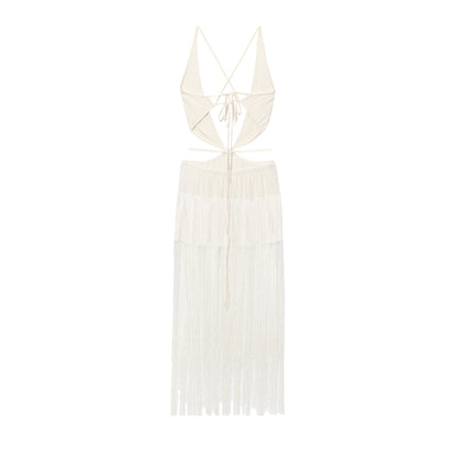 Women's Trendy Early Spring Tassel Dress Dresses