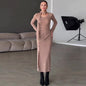 Women's Long Sleeve Slim Fit Slimming Slit Suits