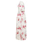 Women's Print Split Sleeveless Slimming Halter Deep Dresses