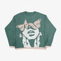 Women's Fashion American Dark Style Round Neck Anime Sweaters