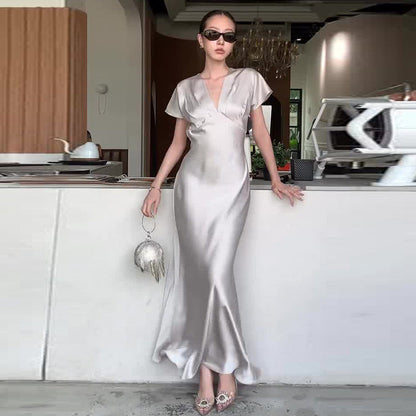 Women's Elegant Fashion Slim Long Dress Dresses