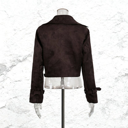 Women's Fashionable Trendy Retro Personality Pure Color Coats
