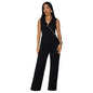 Women's Fashion Wear Casual Sleeveless Trousers Two-piece Tops