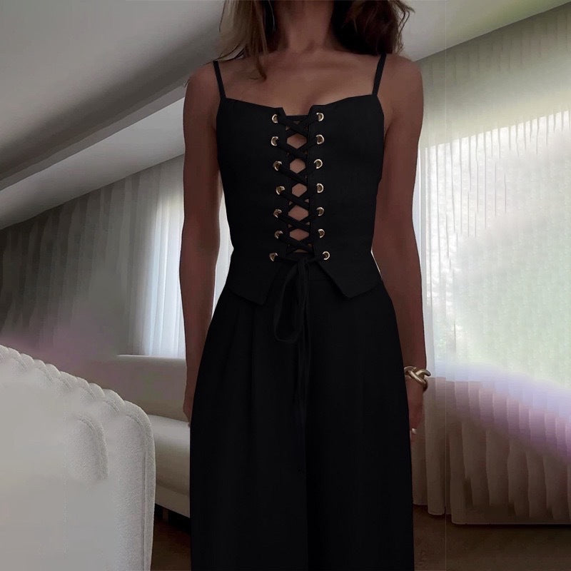 Pure Desire Sexy Cutout Tied Casual Suits