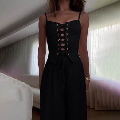 Pure Desire Sexy Cutout Tied Casual Suits