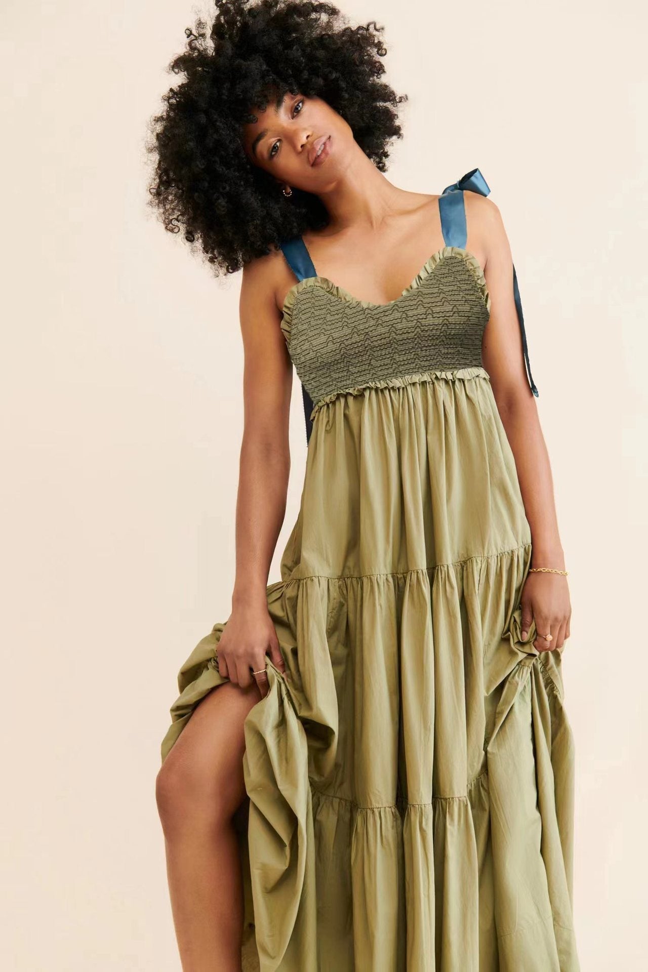 Women's Commuter Sleeveless Hot Long Strap Dress Dresses