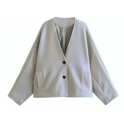 Women's Durable American Woolen Kimono Spring Coats