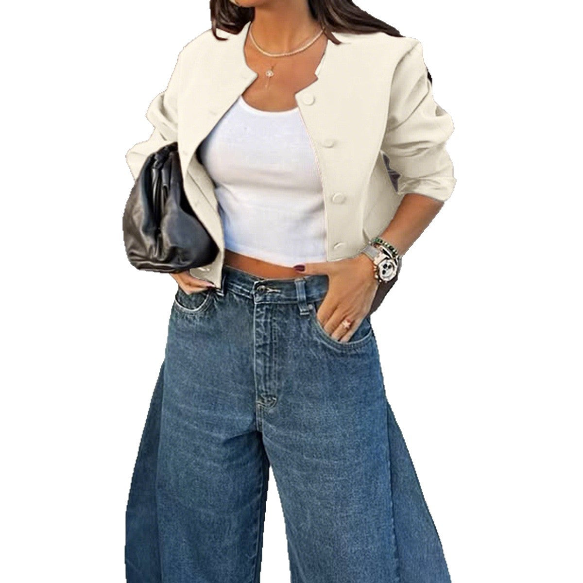 Women's Casual Vacation Solid Color Long Sleeve Coats