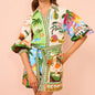 Casual Fashion Printing Shirt Temperament Wild Dresses