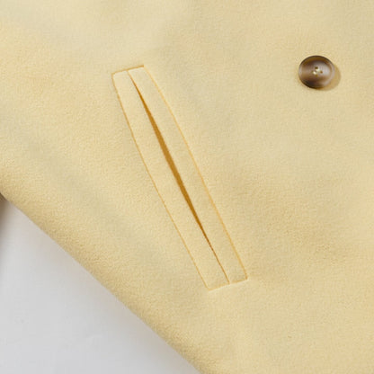 Charming Graceful Creative Double Breasted Woolen Coats