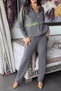 Durable Casual Long Sleeve Trousers Set Suits