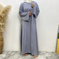 Trendy Slouchy Elegant Sleeveless Dress Muslim Suits