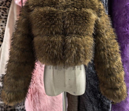 Fur Imitation Fox Lapel Warm Winter Coats