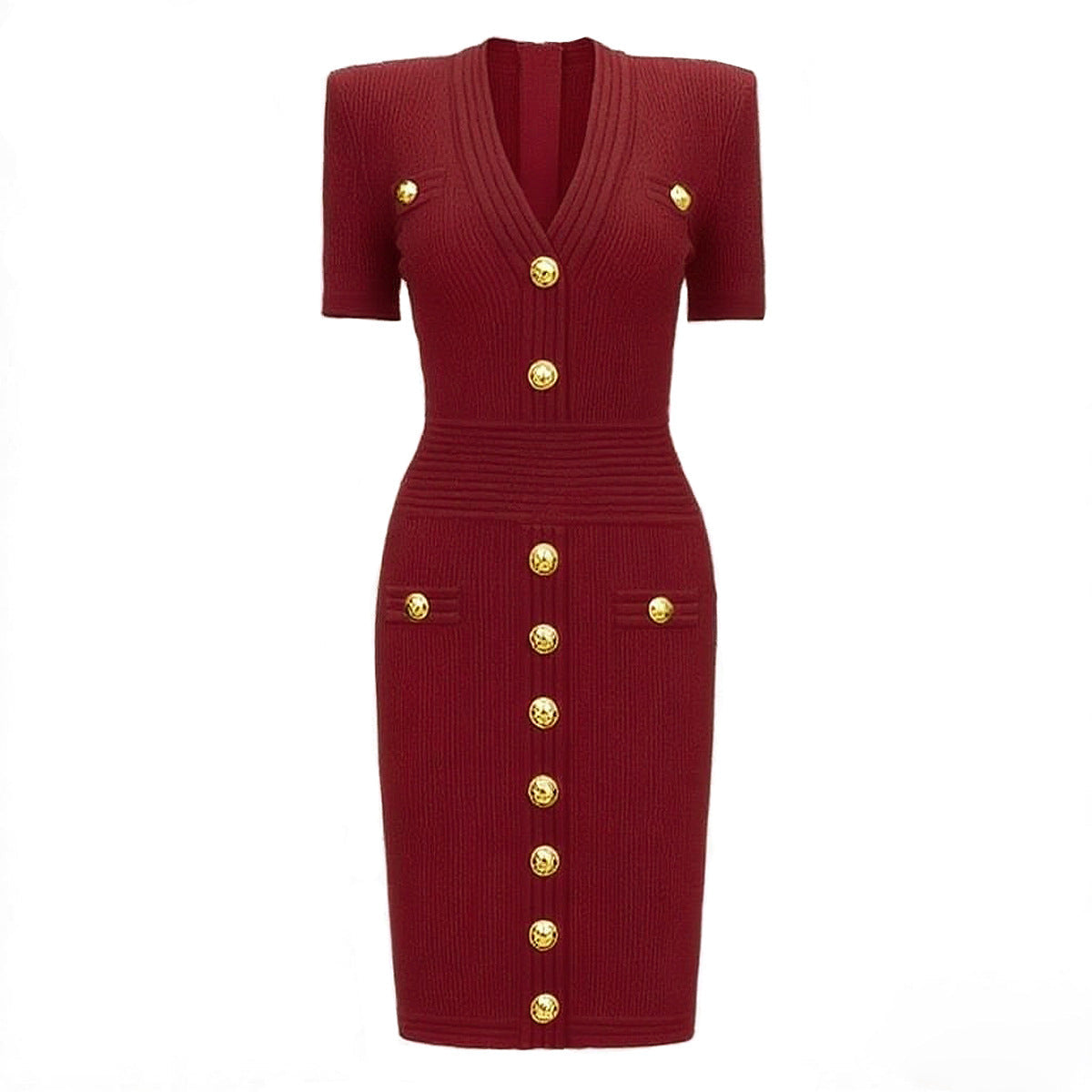 Women's Lengthened Summer Fashionable Knitted Slim Fit Dresses