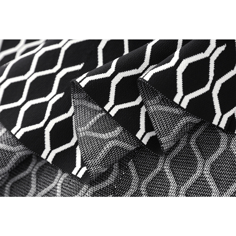 Design High Waist Big Swing Jacquard Inner Wear Fashionable Skirts