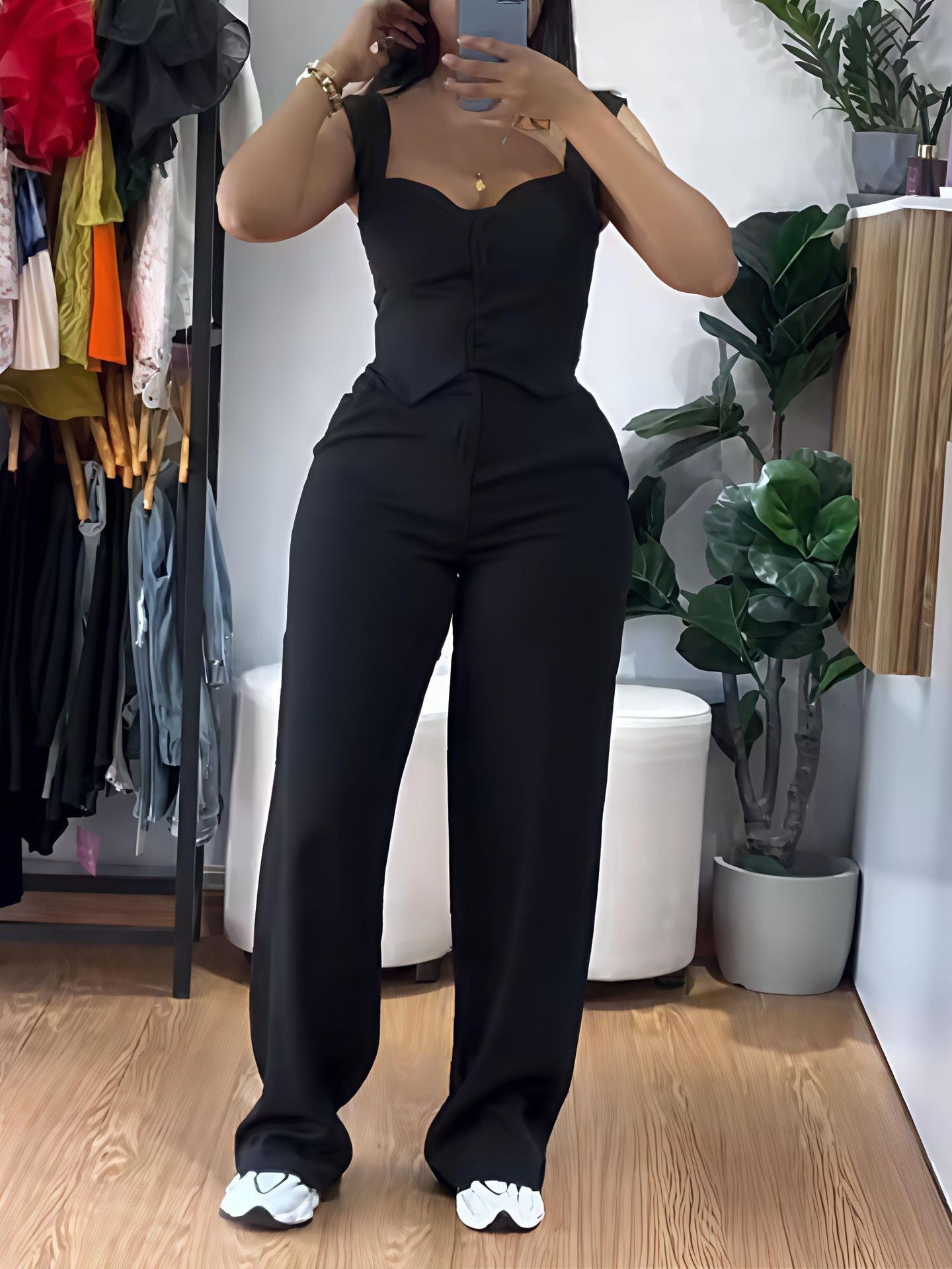 Women's Cool Elegant Camisole Tight Casual Suits