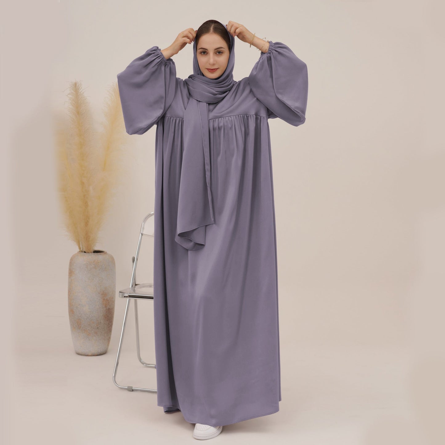 Solid Color Loose Comfortable Dress With Dresses