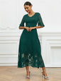 Large Swing Dress Fashionable Elegant Collar Dresses
