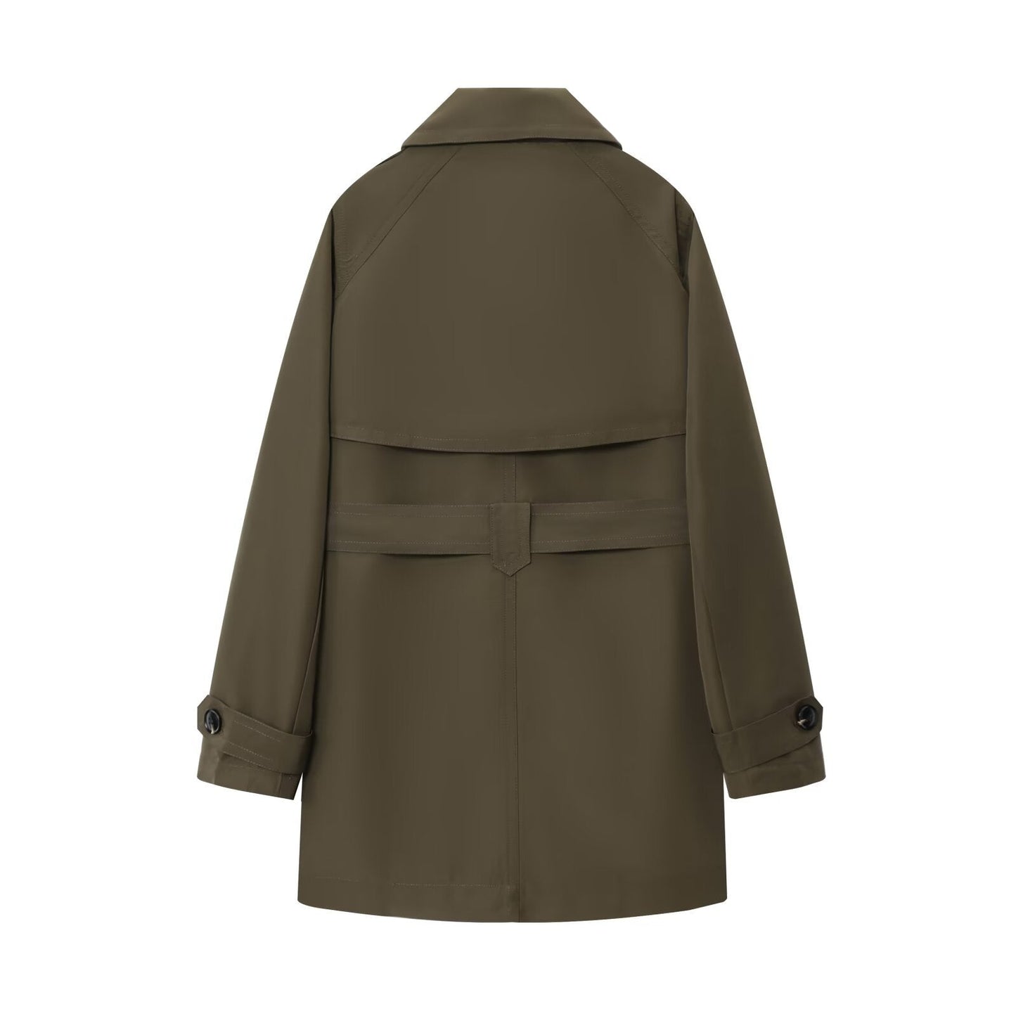 Autumn Hydrophobic Imitation Wind Double Breasted Coats