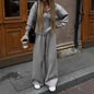 Women's Long Sleeve Zipper Trousers Sports Two-piece Suits