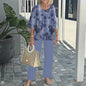 Neck Shirt With Half Sleeve Printed Floral Suits