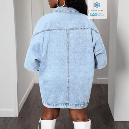 Women's Popular Street Hipster Tippet Denim Jackets