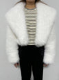 Women's Imitation Fur Fashionable Long Sleeve Coats