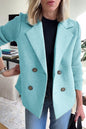 Women's Spring Fashion Temperament Wool Stitching Woolen Coats