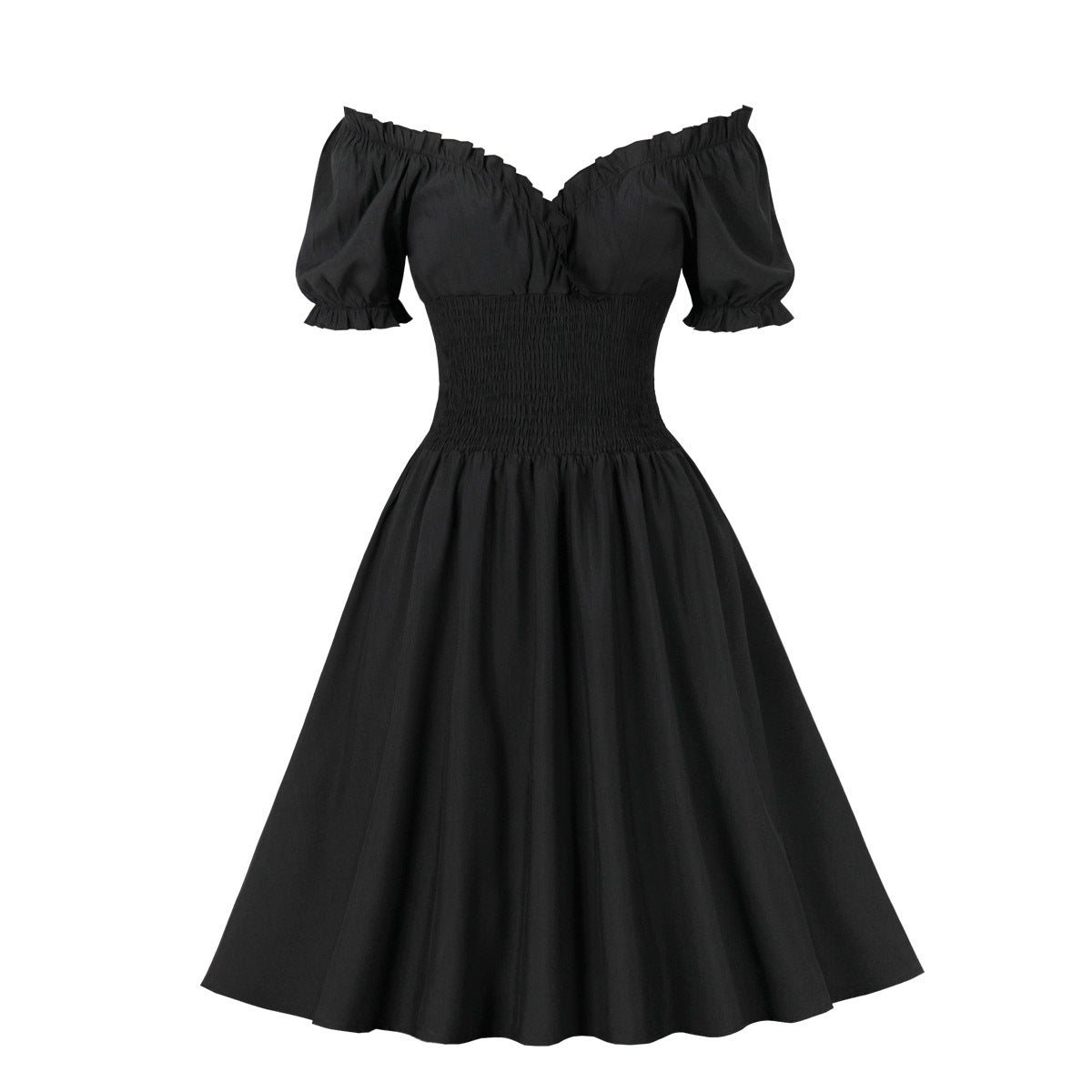 Women's Christmas Black Dress Sexy Temperament Fashion Large Dresses