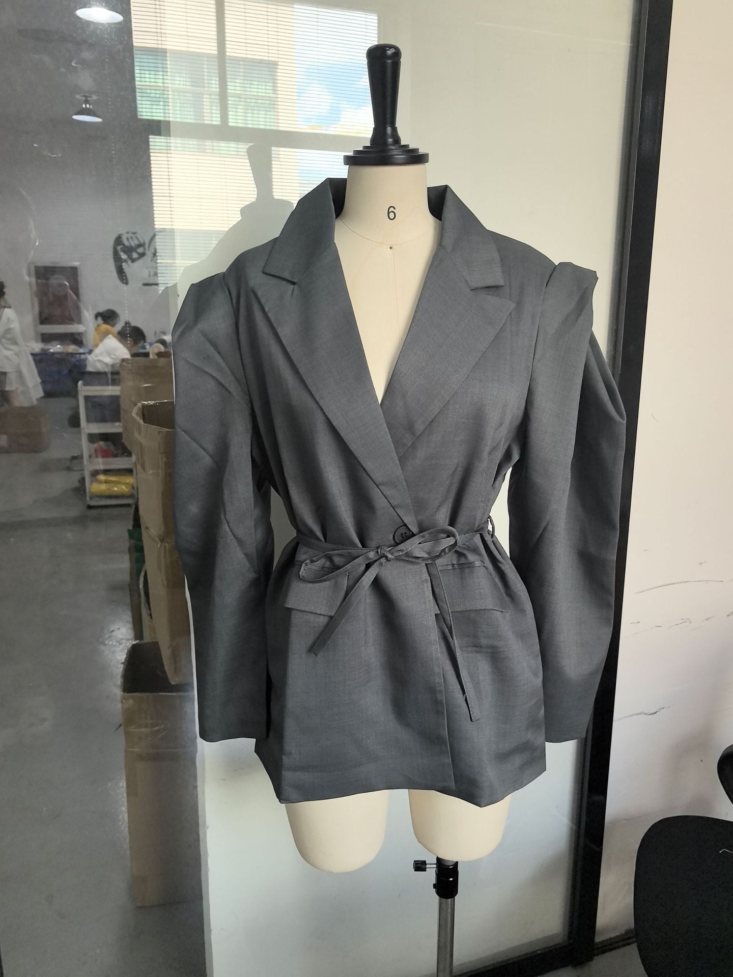Korean Style Loose Fashion Polo Collar Coats