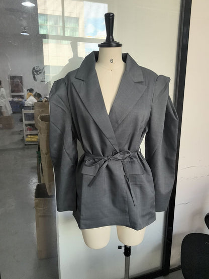 Korean Style Loose Fashion Polo Collar Coats