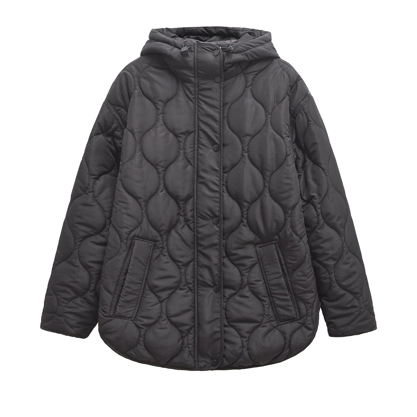 American Winter Hot Hooded Long Sleeve Cotton Coats