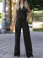 Women's Spring Sleeveless Waistcoat Draping Casual Suits