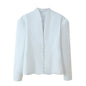Women's Fashion Casual Polo Collar Waist Long-sleeved Coats