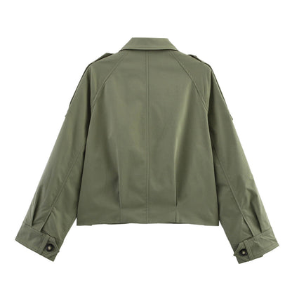 Women's Elegant Slouchy Fashion Casual Trench Coats