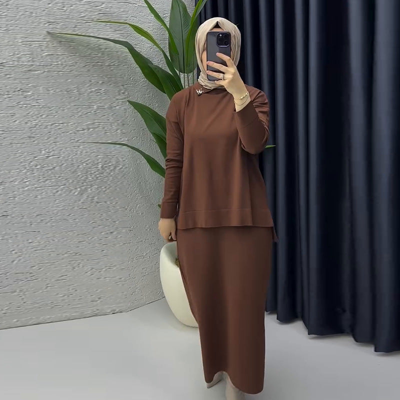 Long Sleeve Split Loose Casual Lazy Sweaters