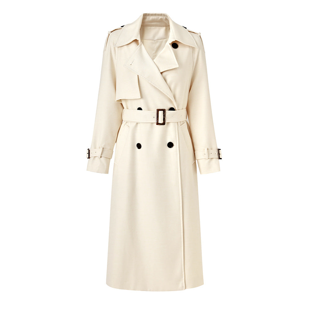 Simple Style South Oil Belt High Coats