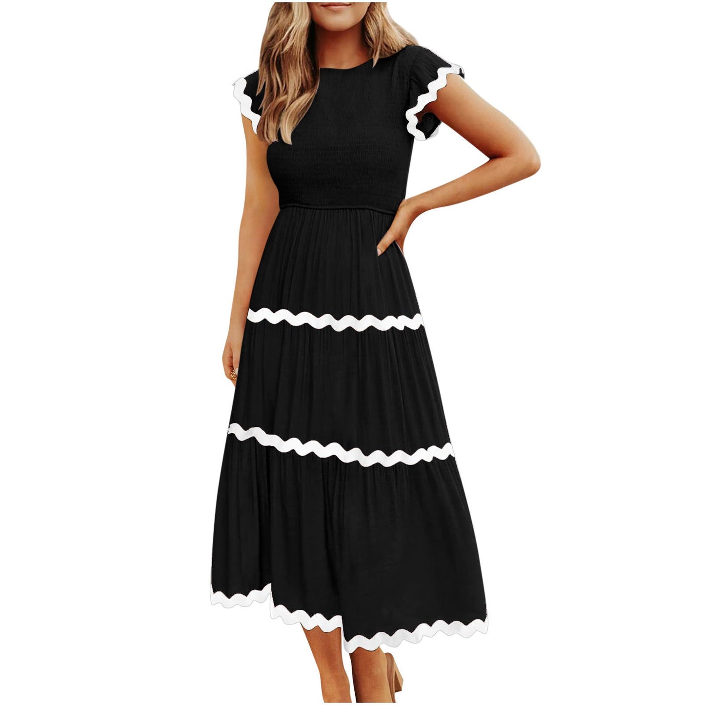 Women's Dress Temperament Long Slim Fit Elegant Dresses