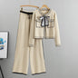 Women's Classic Style Fashion Elegant Knitted European Suits