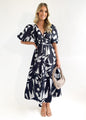 Women's Long Dress Summer Temperament Printed High-grade Dresses