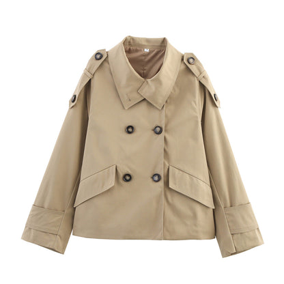 Women's Elegant Summer Small Thin Trench Coats