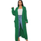 Women's Lazy Fashion Solid Color Long Twist Dresses