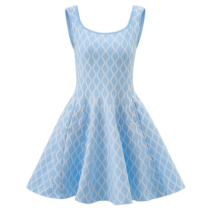 Design High Waist Big Swing Jacquard Inner Wear Fashionable Skirts
