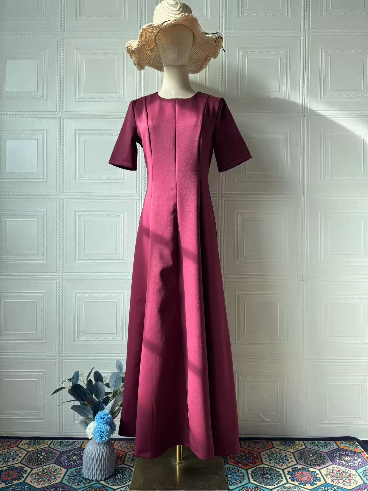 Summer Retro Elegance Sleeve Dress Casual Dresses