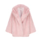 Women's Winter Faux Fur Loose Mixed Color Coats