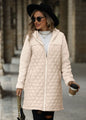 Women's Unique Loose Hooded Zipper Plush Coats