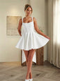 Women's Big Bow Suspender Dress For Spring Skirts