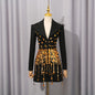 Women's Patchwork Retro Palace Style Light Luxury Clothing