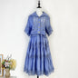 Cut-out Ruffles Shirt Elastic Waist A- Suits